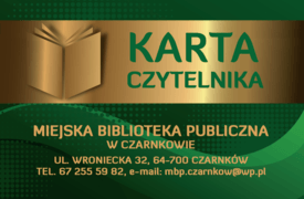 karta biblioteczna prz&oacute;d