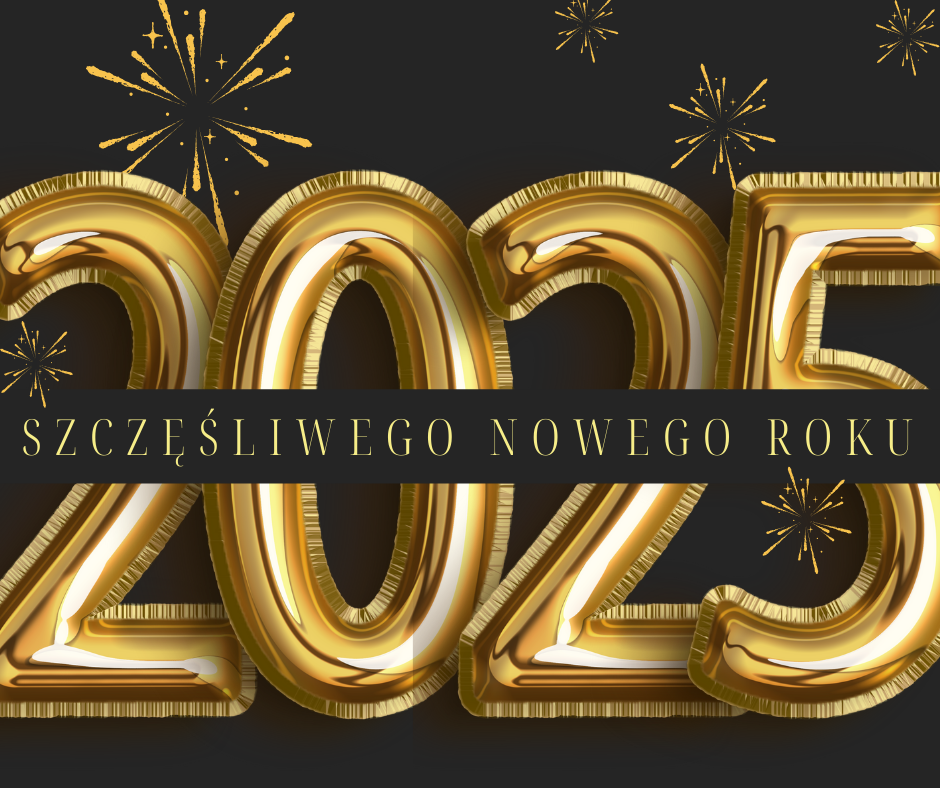 Życzenia szczęśliwego 2025 roku.