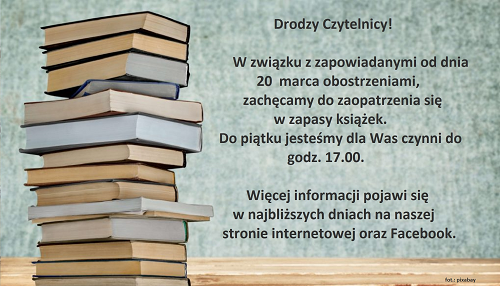 Informacja dla czytelnika