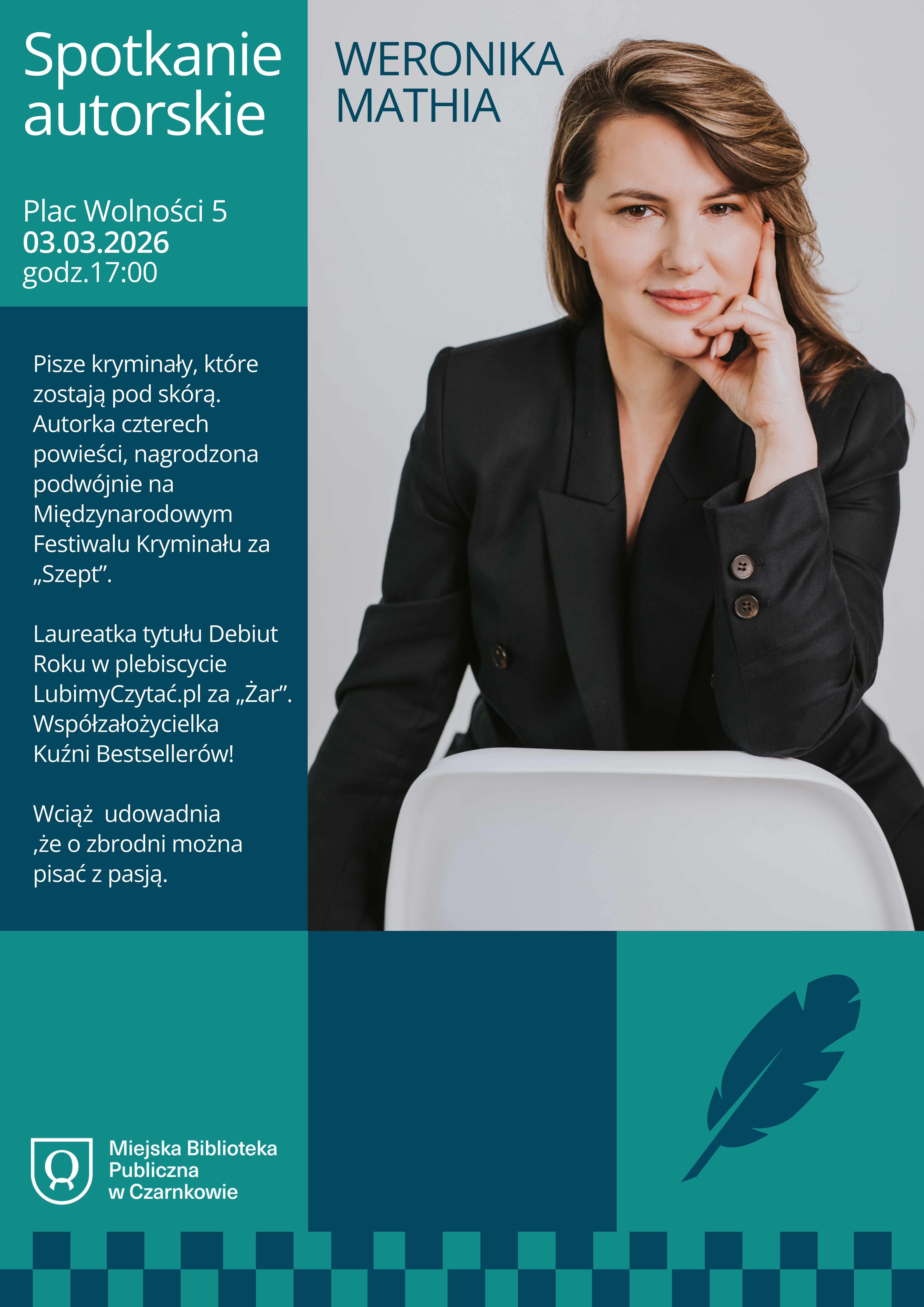 Plakat przedstawia szczeg&oacute;ły dotyczące wydarzenia 