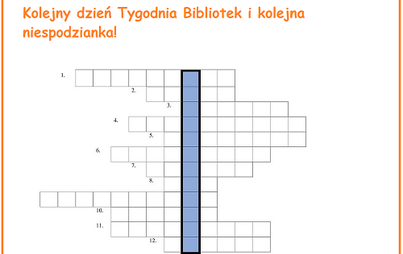 Zdjęcie do Tydzień Bibliotek 2021