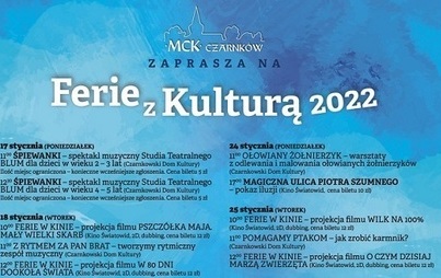 Zdjęcie do Ferie z kulturą 2022