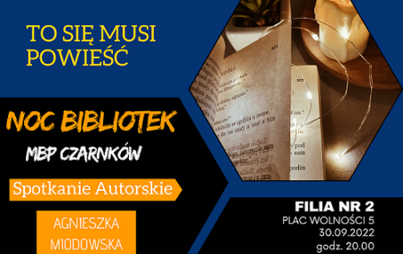 Zdjęcie do Noc Bibliotek 2022 - zaproszenie