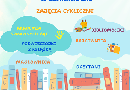 Zdjęcie do Miejska Biblioteka Publiczna w Czarnkowie zaprasza!
