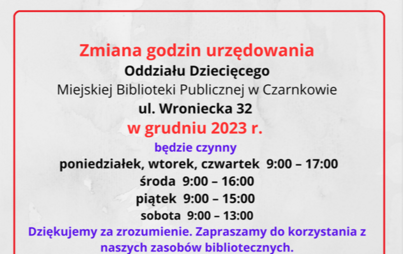 Zdjęcie do Informacja